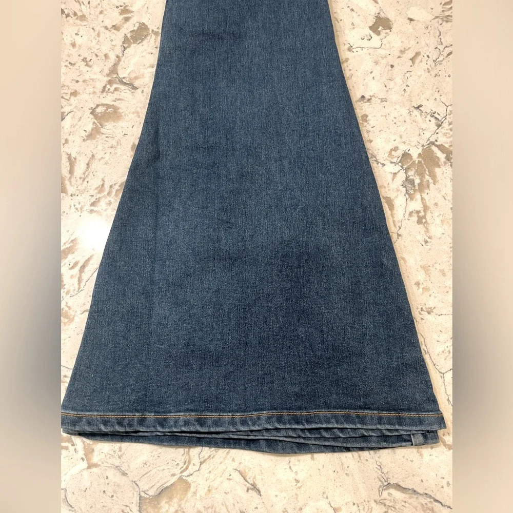 Free People Stella Blue Flare Jeans - Picture 14 of 16